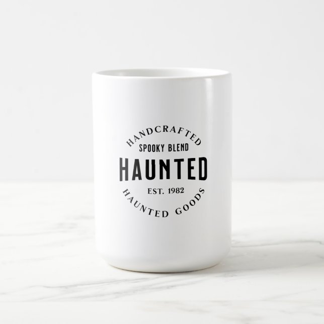 Mug Conception de Halloween ensorcelée vintage (Centre)