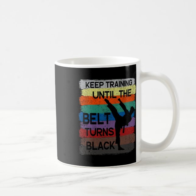 Mug Conception de karaté Continuez à vous entraîner ju (Droite)