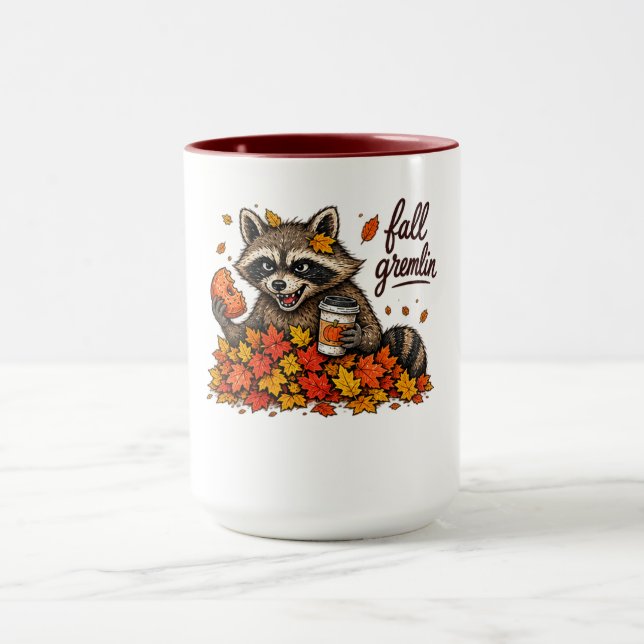 Mug Conception de la fête de Thanksgiving Gremlin Rato (Centre)
