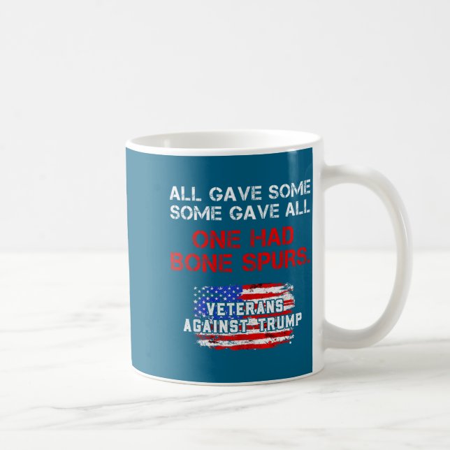 Mug Conception de la fête des vétérans tout a donné (Droite)