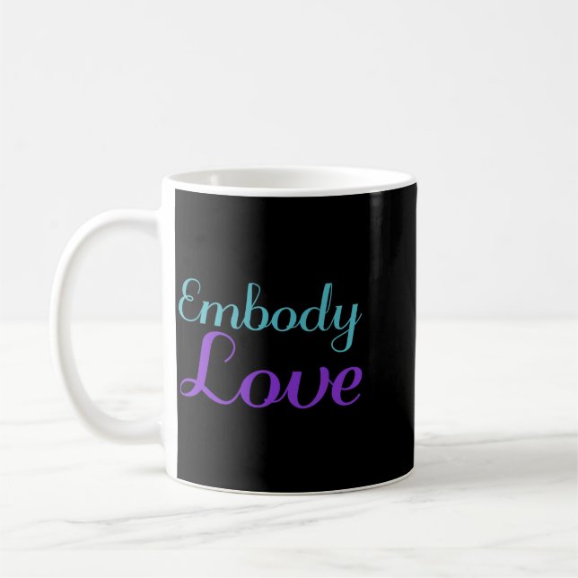 Mug Conception de la prévention de l'amour incarné (Gauche)
