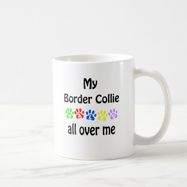 Mug Conception de la promenade Collie Bordure (Droite)