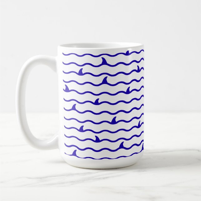 Mug Conception de la vie marine côtière mignonne (Gauche)