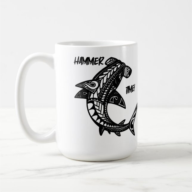 Mug Conception de l'heure du marteau (Gauche)