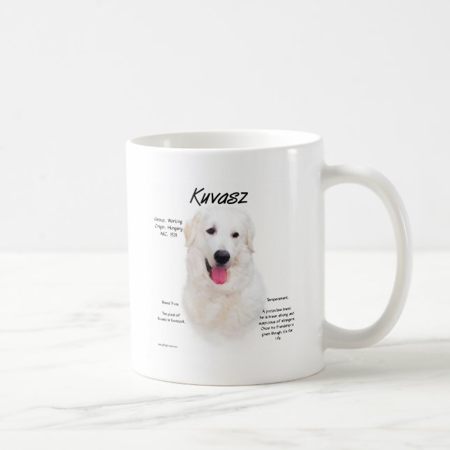 Mug Conception de l'histoire de Kuvasz (Droite)