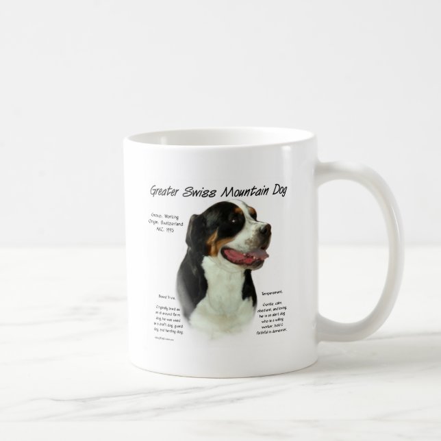 Mug Conception de l'histoire des chiens de montagne de (Droite)