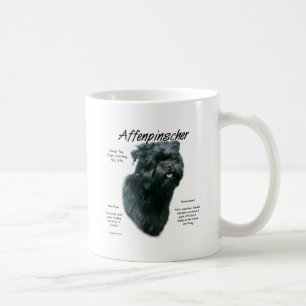 Mug Conception de l'historique Affenpinscher