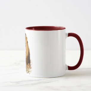 Mug conception de lion dans la mémoire de Cecil la