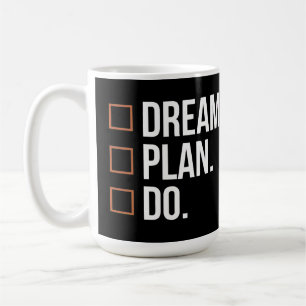 Mug Conception de liste de contrôle motivationnelle Rê