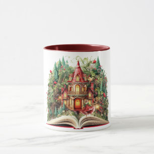 Mug Conception de livres de Noël festifs