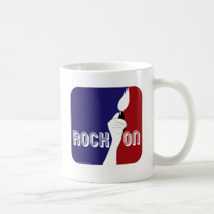 Mug Conception de logo Rock On Music Sports Gras et Am