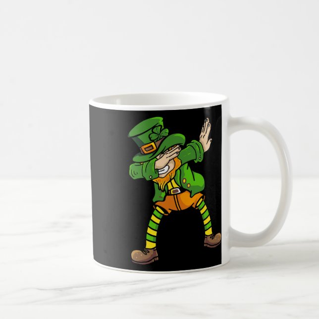 Mug Conception de lutin Dabbing Saint-Patrick Dabbing  (Droite)