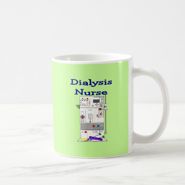 Mug Conception de machine Cadeau-Unique d'infirmière (Droite)