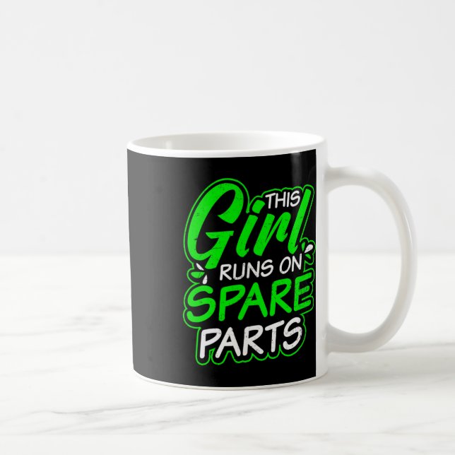 Mug Conception De Maladie Du Rein Fille Fonctionne Sur (Droite)