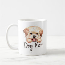 Conception de maman de chien chiot mignon 