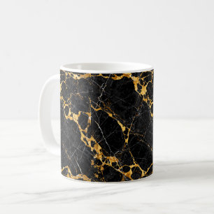 Mug Conception de marbre noir or luxe Nero Portoro