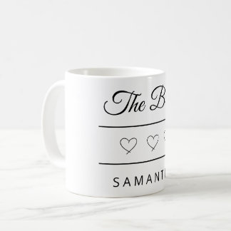 Mug Conception de mariage personnalisée de la mariée