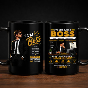 Mug Conception de mentalité de patron   Graphique de l