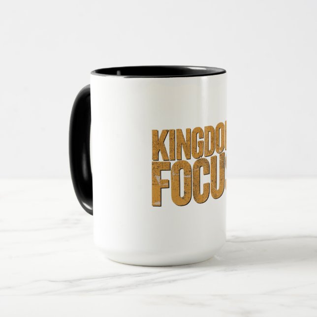 Mug Conception de mentalité de royaume Foi Concentrati (Devant gauche)