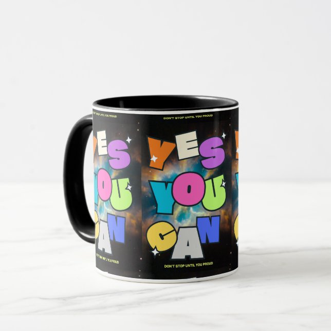 Mug Conception de mentalité motivationnelle de réussit (Devant gauche)