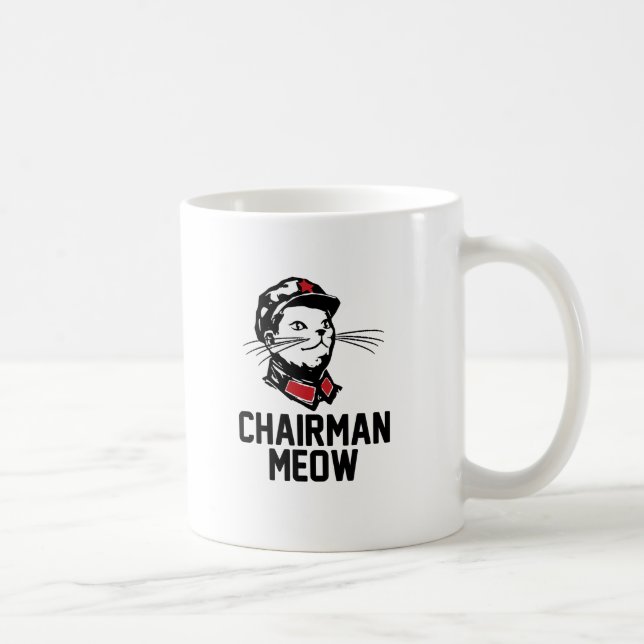 Mug Conception de Meow de Président (Mao) (Droite)
