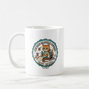 Mug Conception de mode de couture Chat Cadeau pour ama