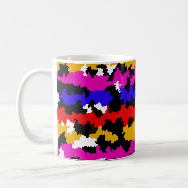 Mug Conception de Motif Abstrait irrégulier en milieu  (Gauche)