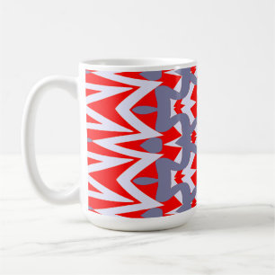 Mug Conception de motif tendance classique coloré mode
