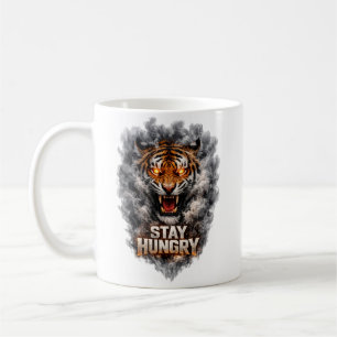 Mug Conception de motivation de tigre affamé