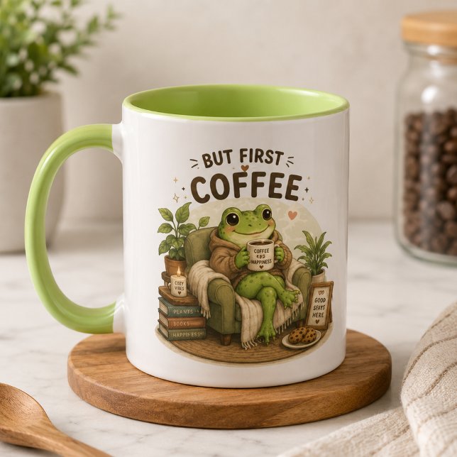 Mug Conception de motivation d'étude de grenouille mig (Créateur téléchargé)