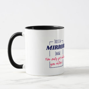 Mug Conception de motivation Mentalité de réflexion da