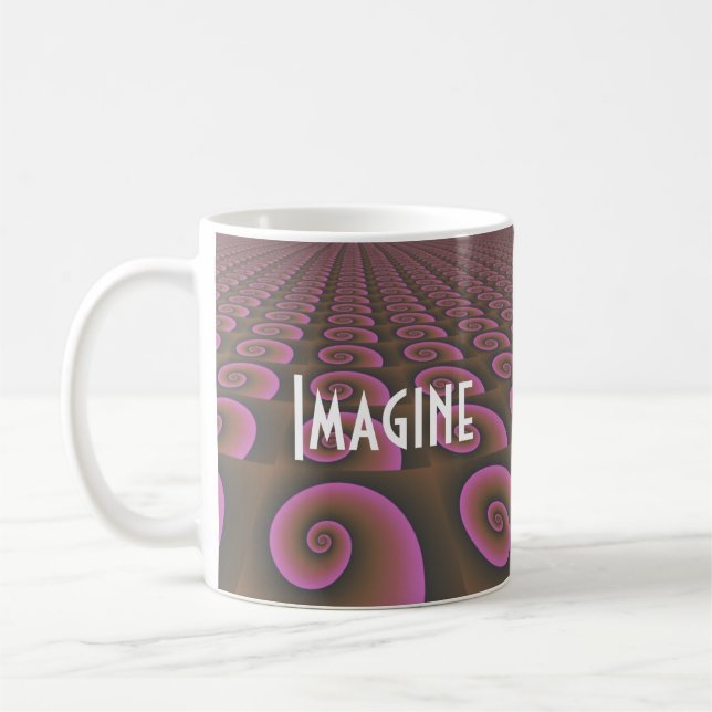 Mug Conception de motivation pour la pensée créative (Gauche)