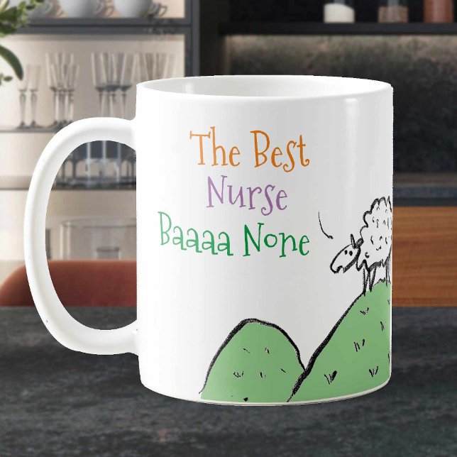 Mug Conception de mouton pour une motte de café infirm (Créateur téléchargé)