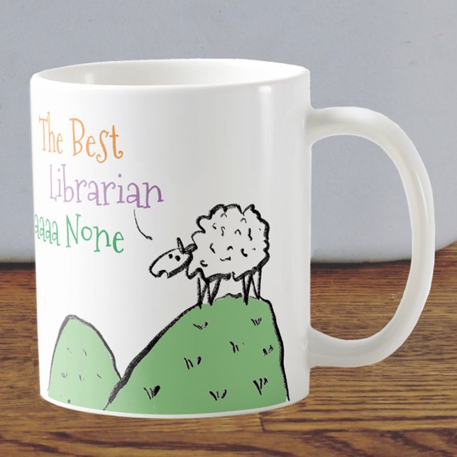 Mug Conception de moutons pour une librairie de café M (Créateur téléchargé)