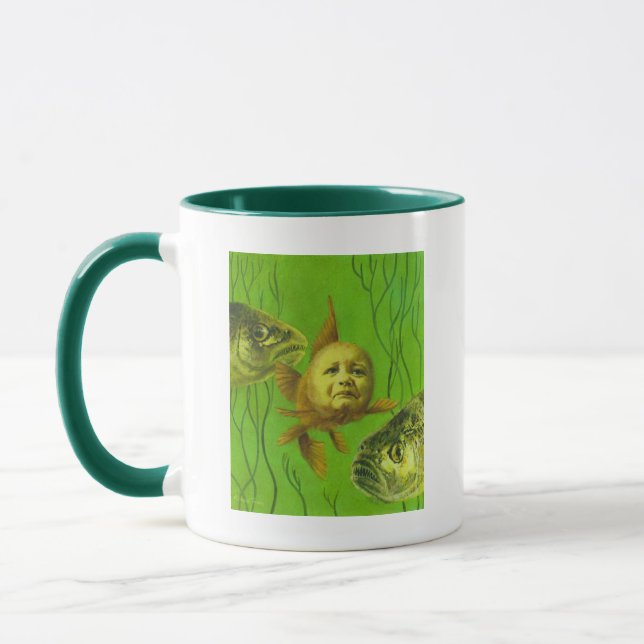 Mug Conception de mutant pour bébé de poisson rouge (Gauche)