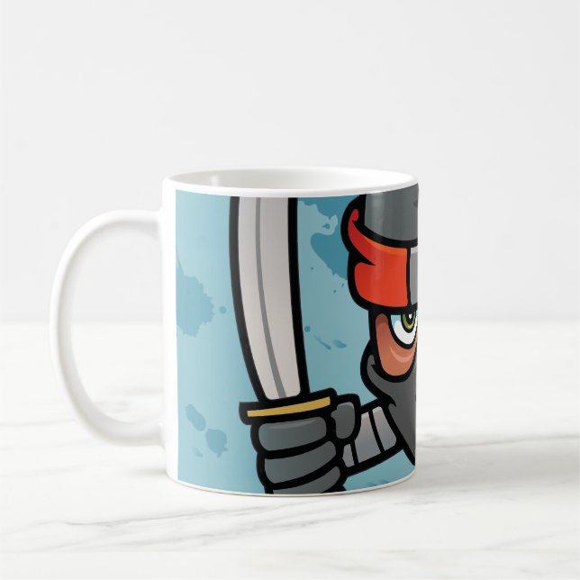 Mug Conception de Ninja d'amusement (Gauche)