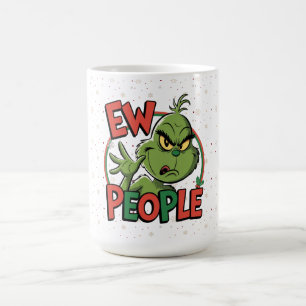 Mug Conception de Noël « Beurk les gens » drôle et gri