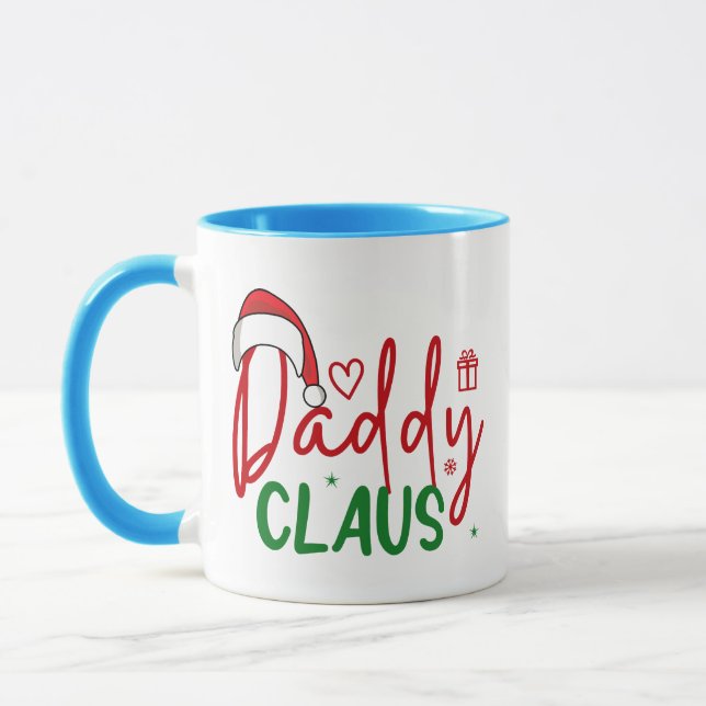 Mug Conception de Noël de Papa Noël (Gauche)