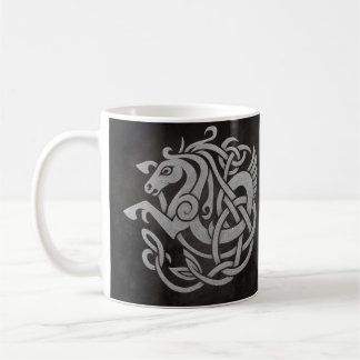 Mug Conception de nœud de cheval mythique nordique