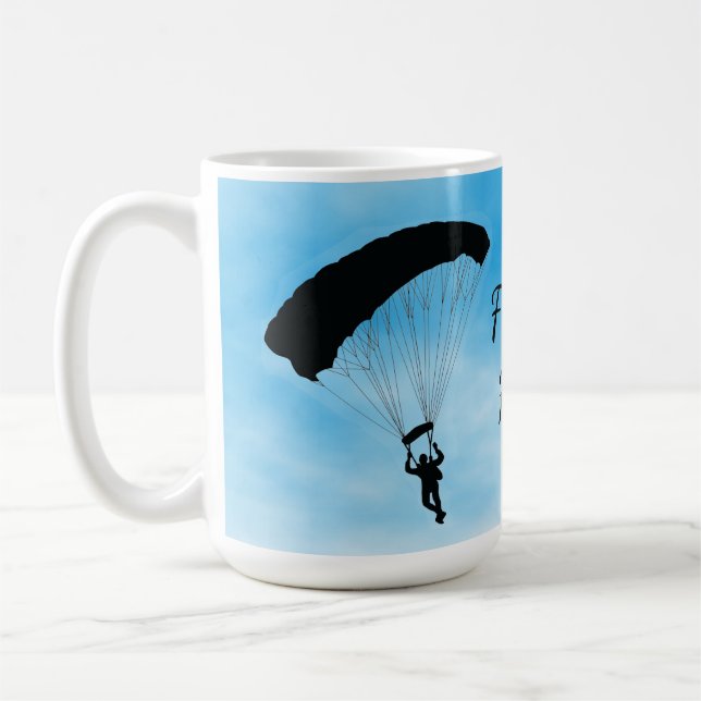 Mug Conception de parachutisme en Skyplongée (Gauche)