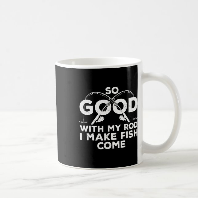 Mug Conception de pêche drôle pour hommes femmes pêche (Droite)
