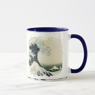Mug Conception de peinture de vague de Japonais