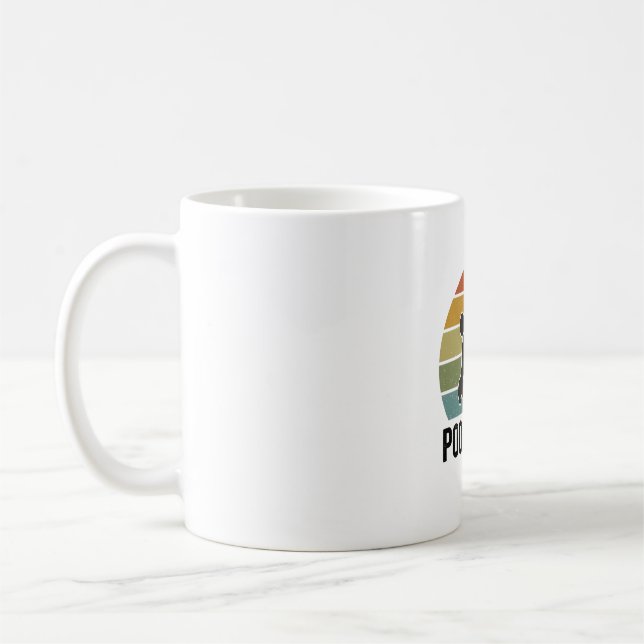 Mug Conception de Père Caniche Vintage Sunset Amoureux (Gauche)