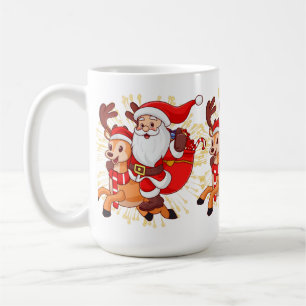 Mug **"Conception de Père Noël ludique – Amusant et Fe