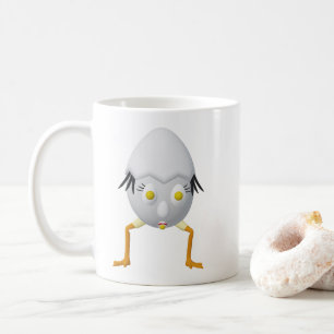 Mug Conception de personnage d'œuf fantaisiste RG & RA