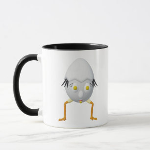 Mug Conception de personnage d'œuf fantaisiste RG & RA