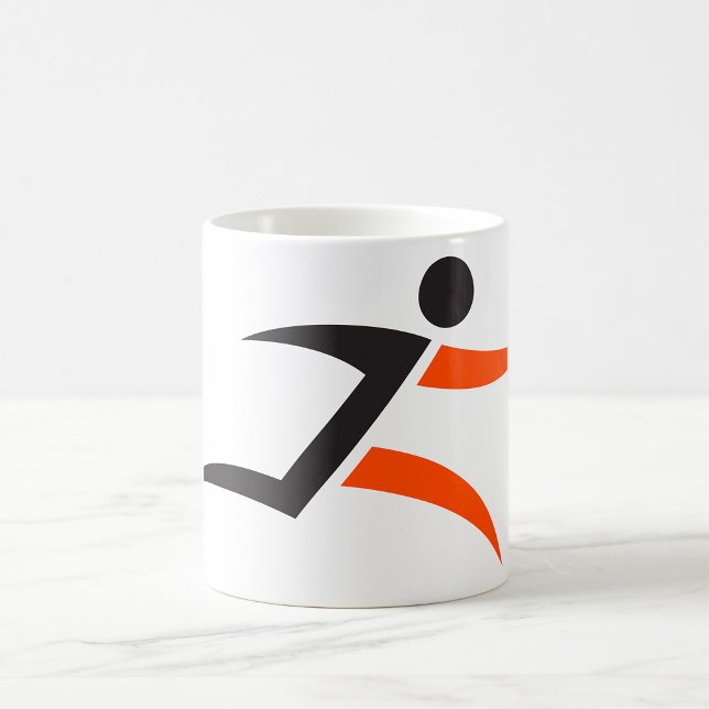 Mug Conception de personne en train de courir (Créateur téléchargé)
