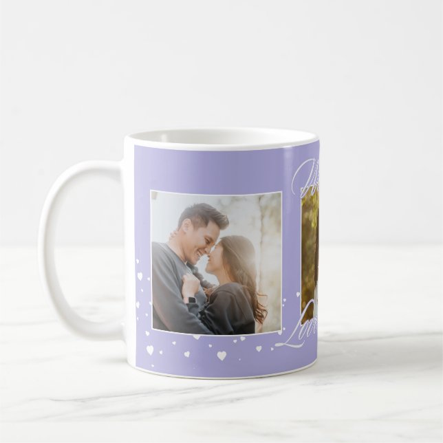 Mug Conception de photo de couple personnalisée – Merv (Gauche)