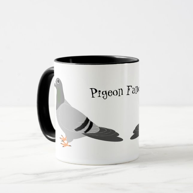 Mug Conception de pigeon (Devant gauche)