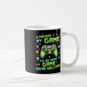 Mug Conception de pixel de joueur drôle j'ai mis mon j